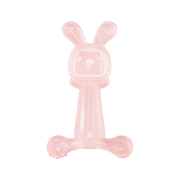 Bunny Baby Teether BPA Free Food-Grade Silicone Teether Infant Teething Stick Anti-Eating Hand My Store