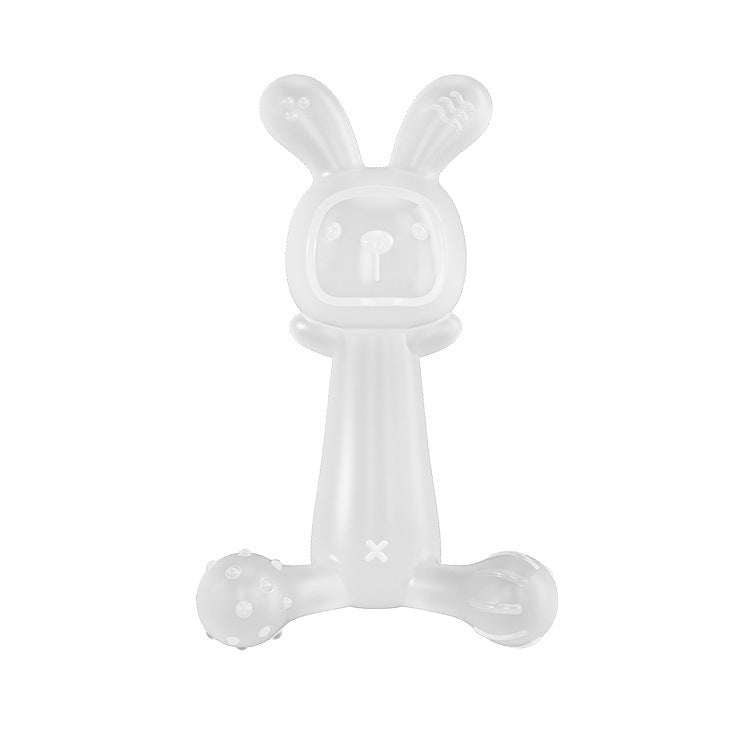 Bunny Baby Teether BPA Free Food-Grade Silicone Teether Infant Teething Stick Anti-Eating Hand My Store