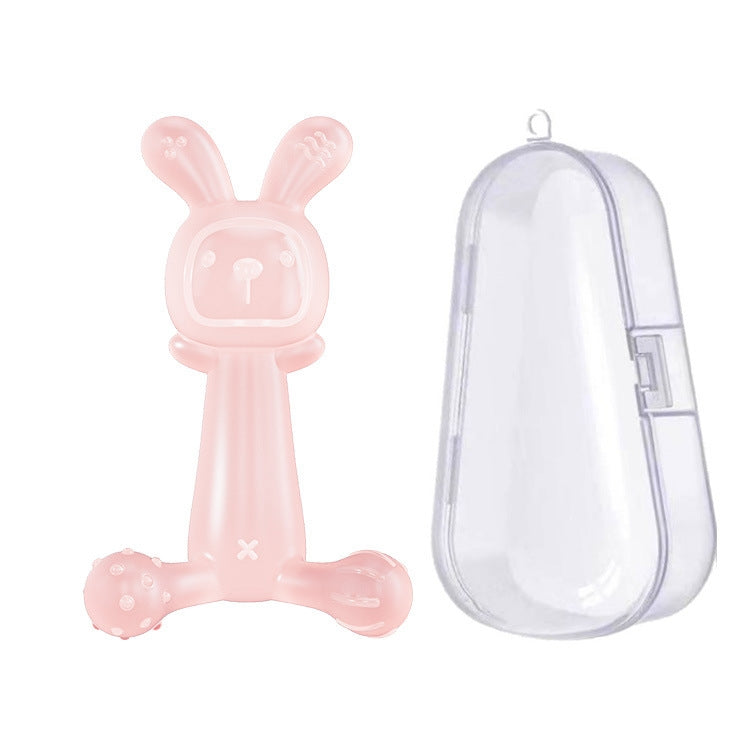 Bunny Baby Teether BPA Free Food-Grade Silicone Teether Infant Teething Stick Anti-Eating Hand My Store