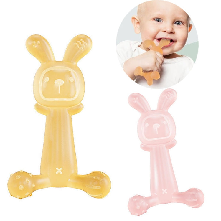 Bunny Baby Teether BPA Free Food-Grade Silicone Teether Infant Teething Stick Anti-Eating Hand My Store