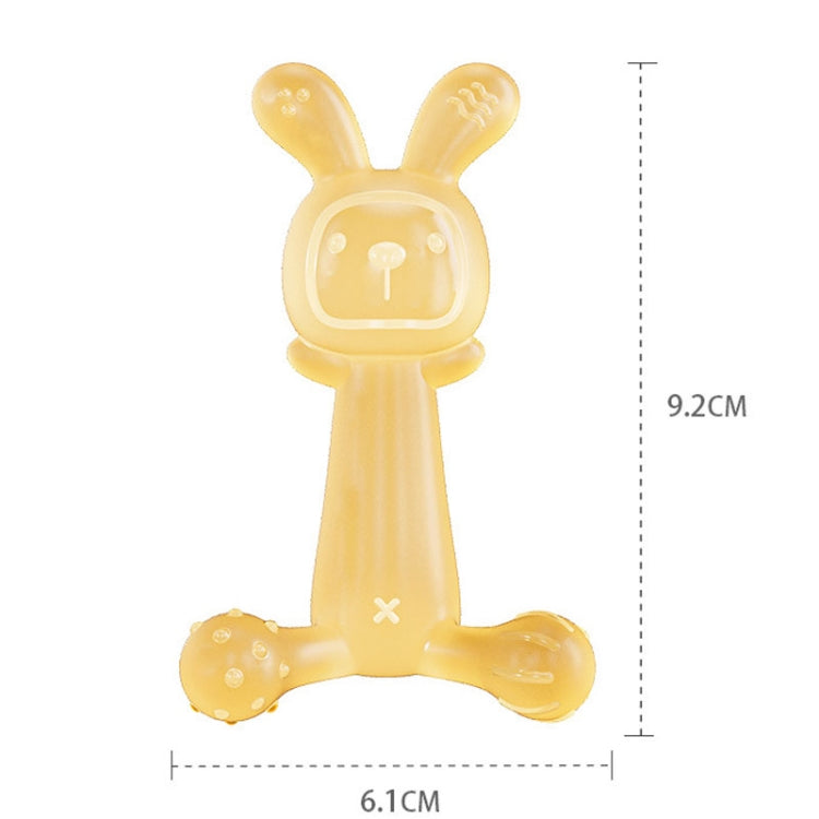 Bunny Baby Teether BPA Free Food-Grade Silicone Teether Infant Teething Stick Anti-Eating Hand My Store