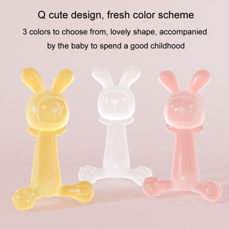 Bunny Baby Teether BPA Free Food-Grade Silicone Teether Infant Teething Stick Anti-Eating Hand My Store