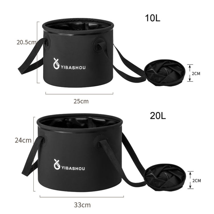 Outdoor Folding Bucket Travel Camping Portable Large Capacity Water Storage Bucket Reluova