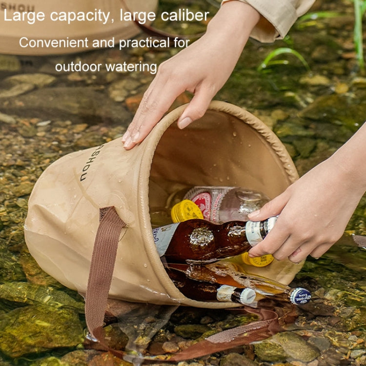 Outdoor Folding Bucket Travel Camping Portable Large Capacity Water Storage Bucket Reluova