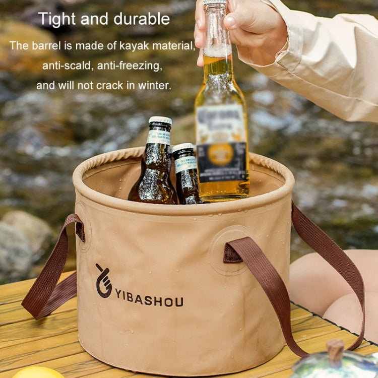 Outdoor Folding Bucket Travel Camping Portable Large Capacity Water Storage Bucket Reluova