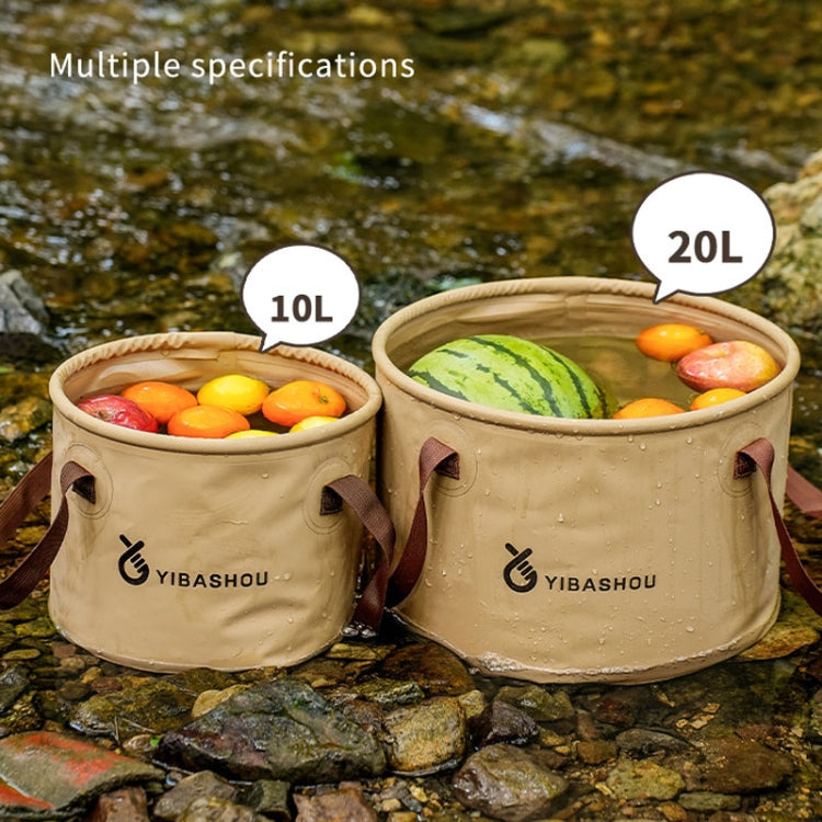 Outdoor Folding Bucket Travel Camping Portable Large Capacity Water Storage Bucket Reluova