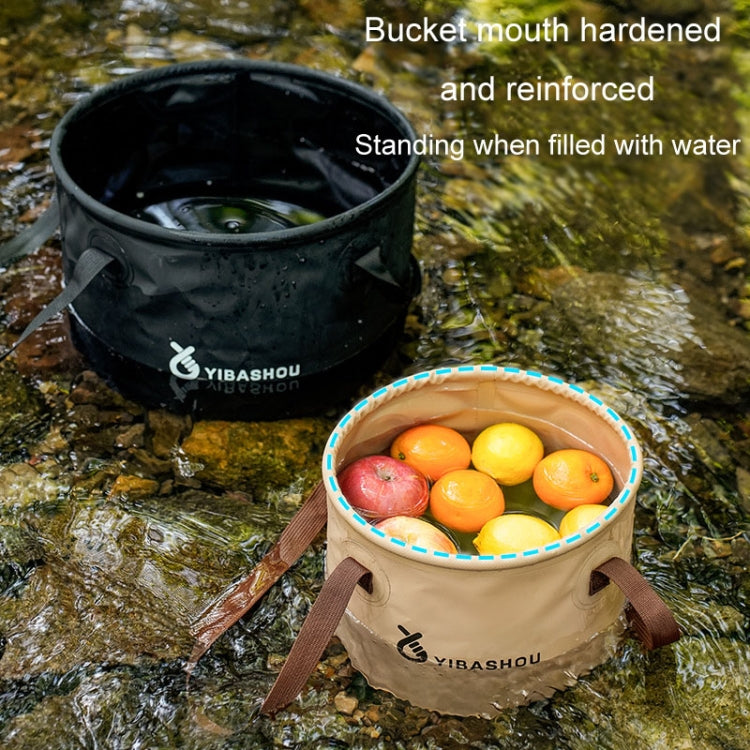 Outdoor Folding Bucket Travel Camping Portable Large Capacity Water Storage Bucket Reluova