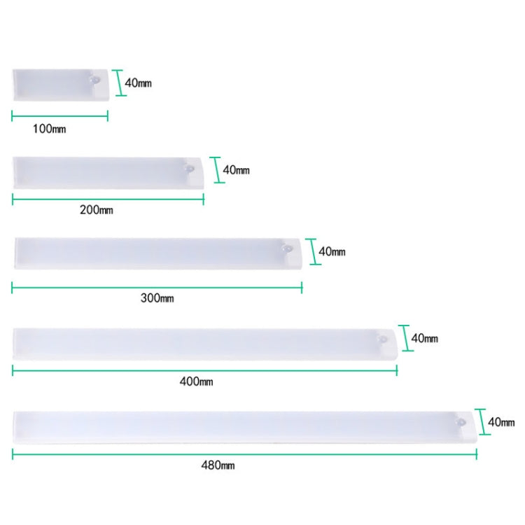 LED Human Sensor Emergency Light USB Tri-color Dimmable Cabinet Lamp My Store