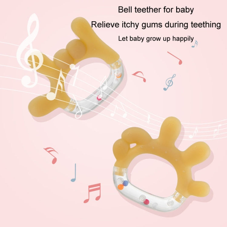 Rattle Baby Teether Soothing Pacifier Teething Stick Newborn Anti-Eating Hand Silicone Toy My Store