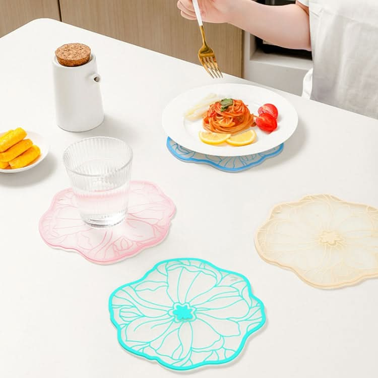 Simple Heat Insulation Anti-Scald Table Mat Anti-Slip Oil Resistant Easy Clean Bowl Coaster Reluova