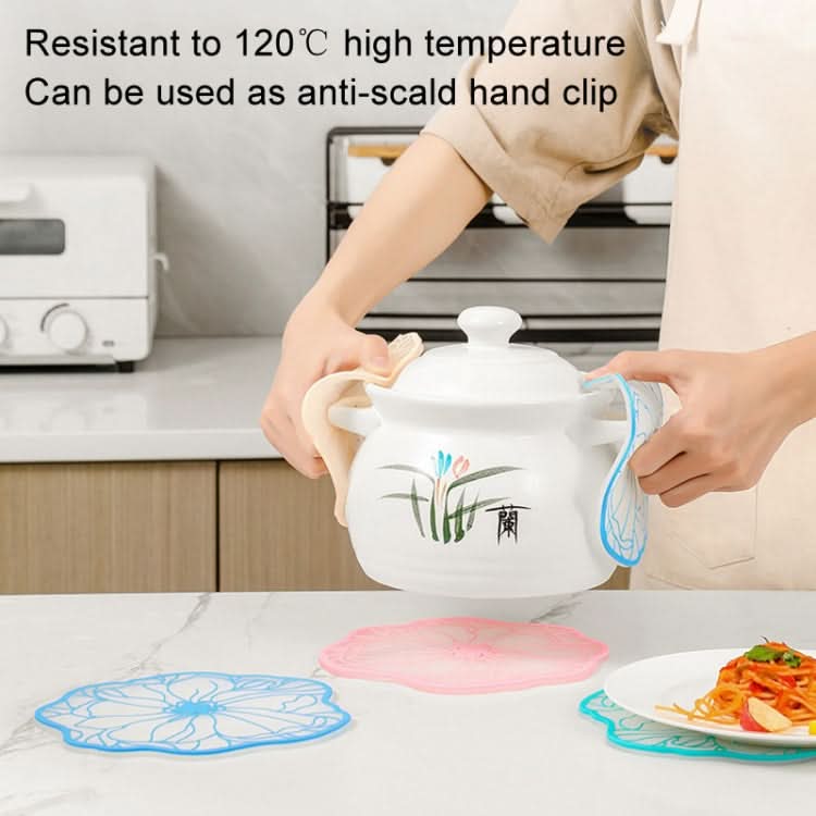 Simple Heat Insulation Anti-Scald Table Mat Anti-Slip Oil Resistant Easy Clean Bowl Coaster Reluova