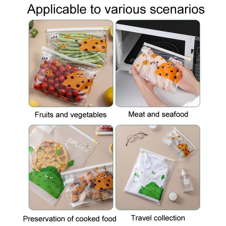 Household Food Sealing Storage Bag Refrigerator Zipper Fresh Pocket