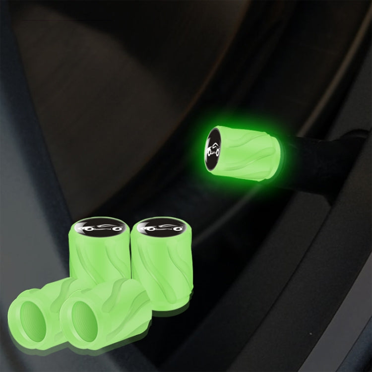 4pcs /Set Luminous Car Motorcycle Tire Modified Valve Cap ÎҵÄÉ̵ê