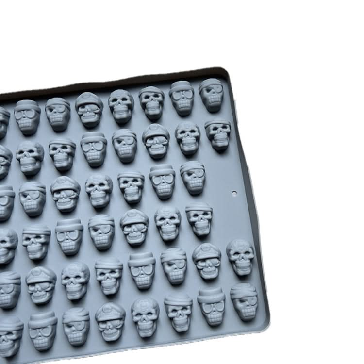 70-Cavity Mini Skull Silicone Molds For Making Pet Treats, Fondant, Cake, Chocolate, Candy, and Cookies-Reluova