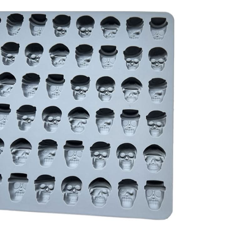 70-Cavity Mini Skull Silicone Molds For Making Pet Treats, Fondant, Cake, Chocolate, Candy, and Cookies-Reluova