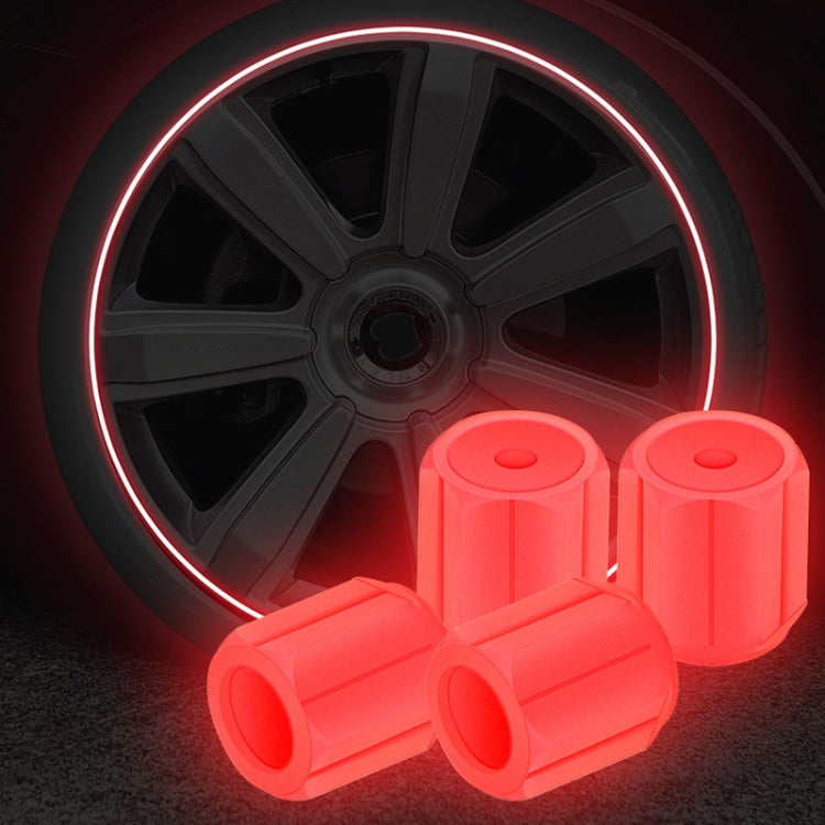 5packs Luminous Car Motorcycle Tire Valves