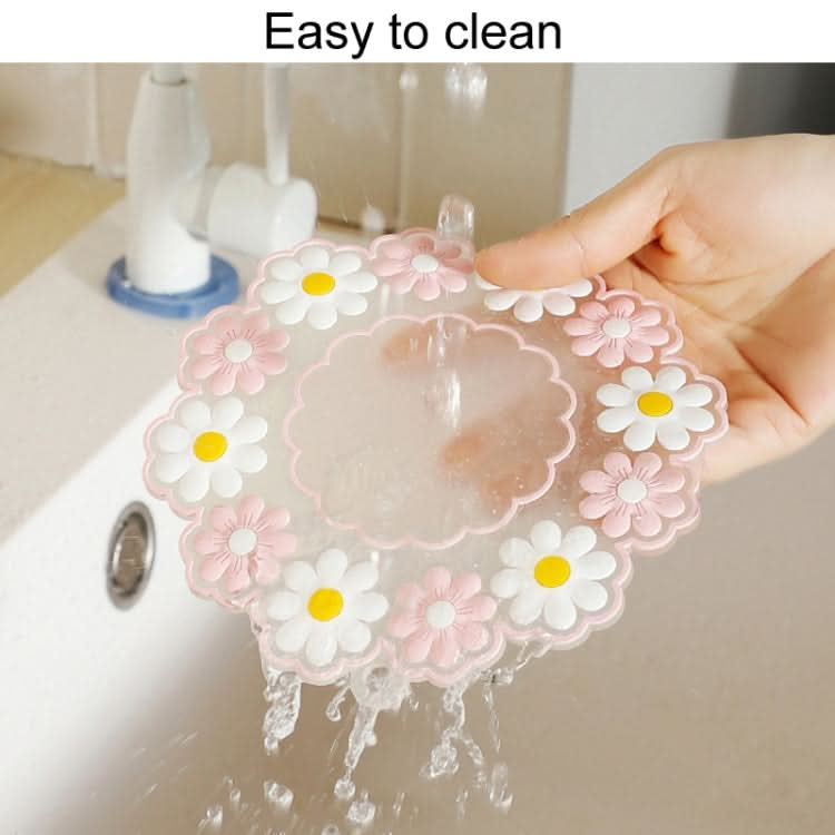 Household High Temperature Resistant Daisy Coasters Kitchen Tabletop Insulation Mat Reluova