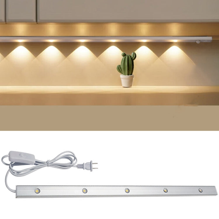 220V CN Plug Wardrobe Cabinet Lamp LED Light Bar With Button Switch-Reluova