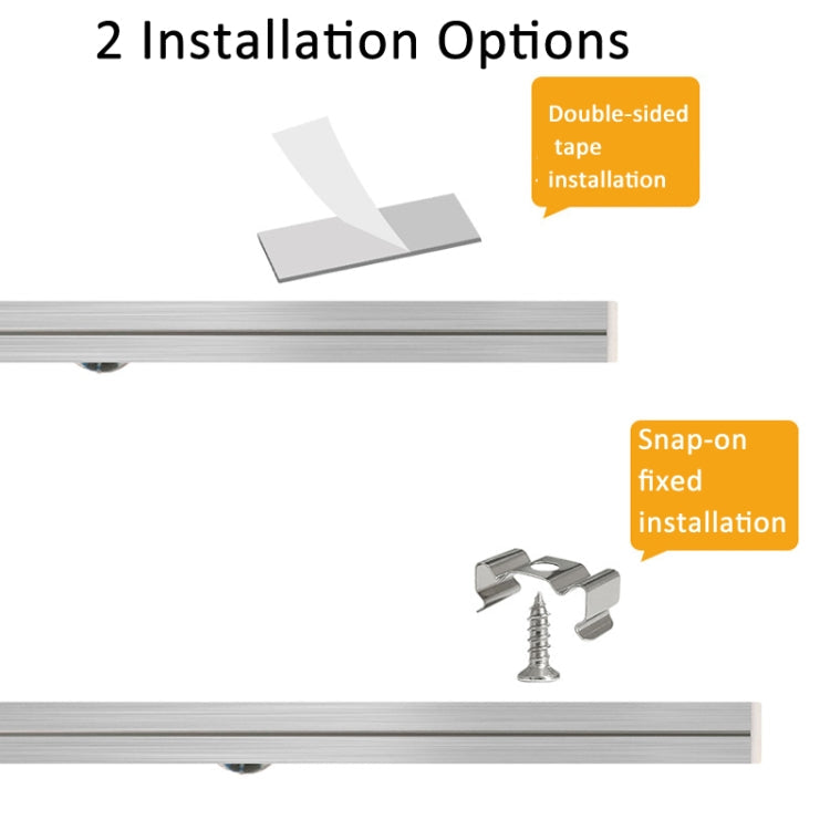 220V CN Plug Wardrobe Cabinet Lamp LED Light Bar With Button Switch-Reluova