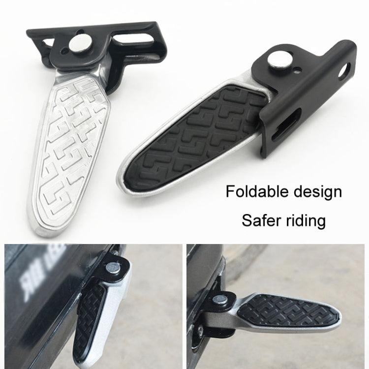 Electric Motorcycle Folding Foot Pegs Modification Pedal Pad Footrests