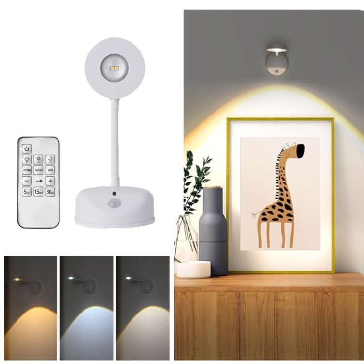 Rechargeable LED Motion Sensor Wireless Spotlight With Remote Control My Store