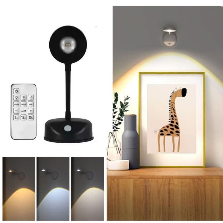 Rechargeable LED Motion Sensor Wireless Spotlight With Remote Control My Store