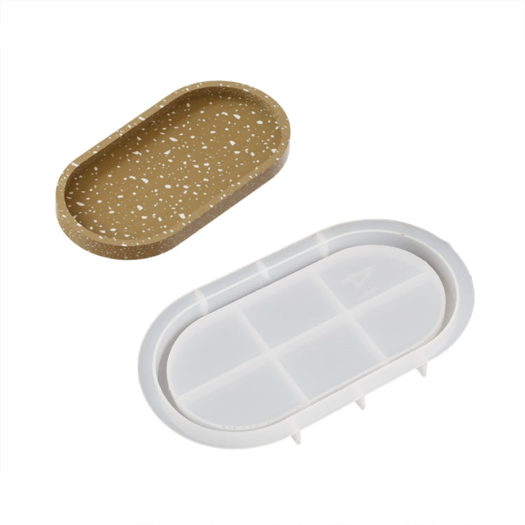 DIY Epoxy Oval Tray Dish Mold Silicone Mold for Flower Pot Base