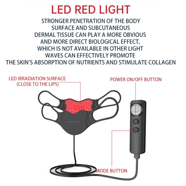 LED Light Therapy Lip Mask Rechargeable Lip Plumper