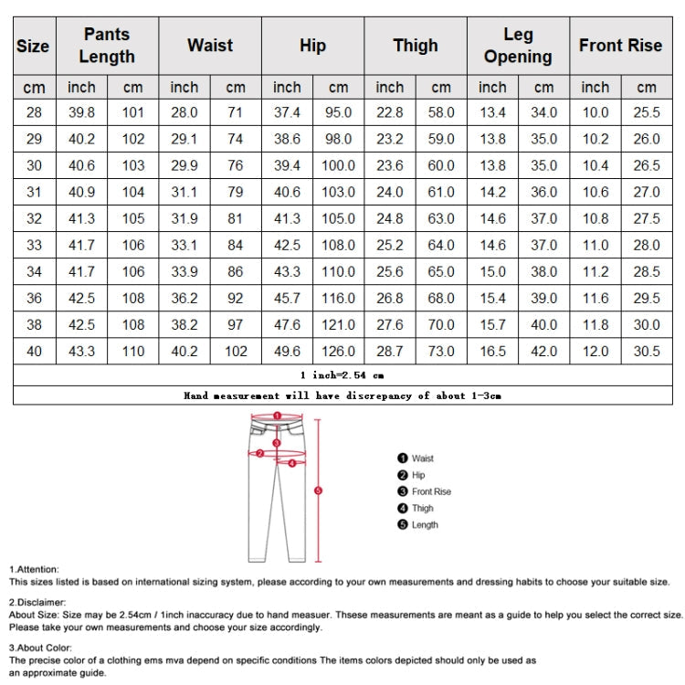 Men Business Casual Workwear Jeans Stretch Loose Straight Leg Jeans My Store