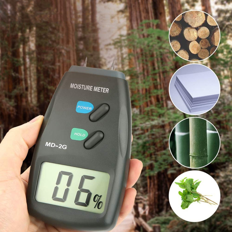 MD-2G 2 Pin LCD Screen Digital Display Wood Moisture and Humidity Detector - Reluova