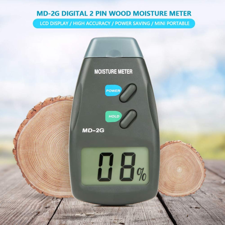 MD-2G 2 Pin LCD Screen Digital Display Wood Moisture and Humidity Detector - Reluova