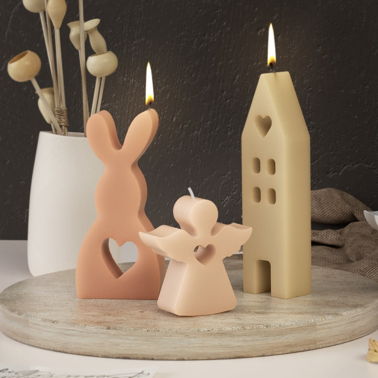 DIY Epoxy Easter Desktop Decoration Candle Silicone Mold