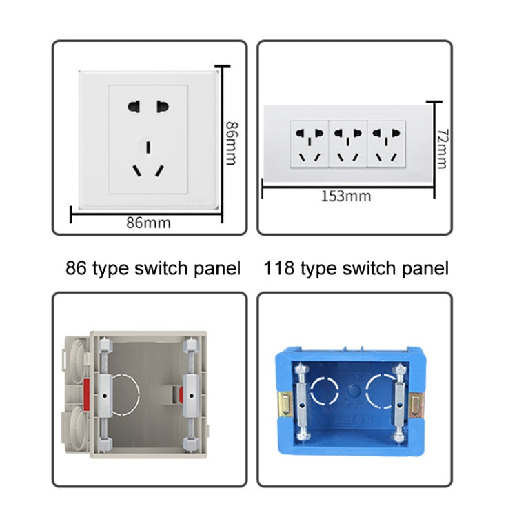 10pcs Universal Wire Concealed Box Repairer Switch Socket Base Box Repair Support Rod Fixing Tool