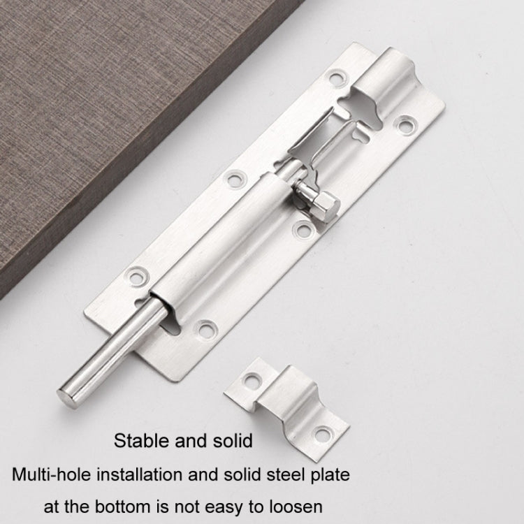 Stainless Steel Latch Door Bolt Bathroom Wooden Door And Window Anti-Theft Latch Lock My Store