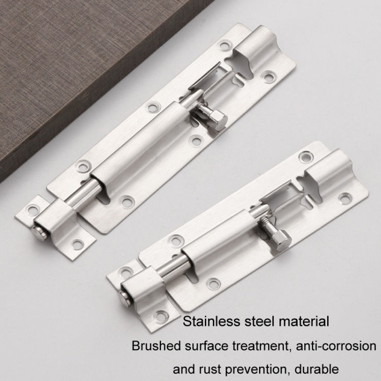 Stainless Steel Latch Door Bolt Bathroom Wooden Door And Window Anti-Theft Latch Lock My Store