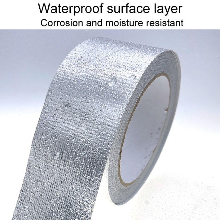 0.15mm Glass Fiber Cloth Aluminum Foil Tape Air- Conditioning Pipe Waterproof Seam Sealing Tape