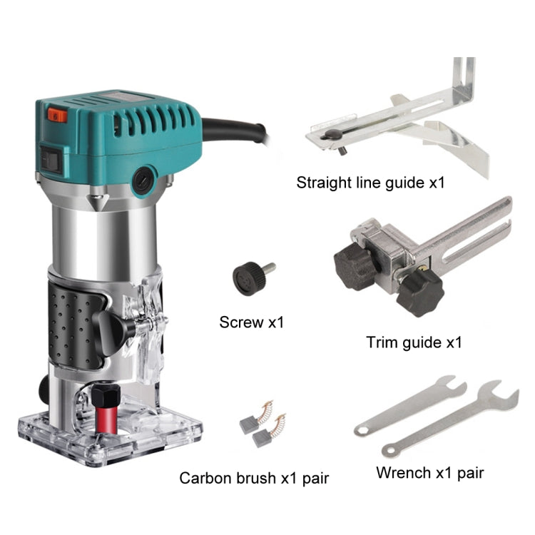 MOYI Aluminum Body Multifunctional Small Electric Woodworking Carving Slotting Trimming Machine My Store