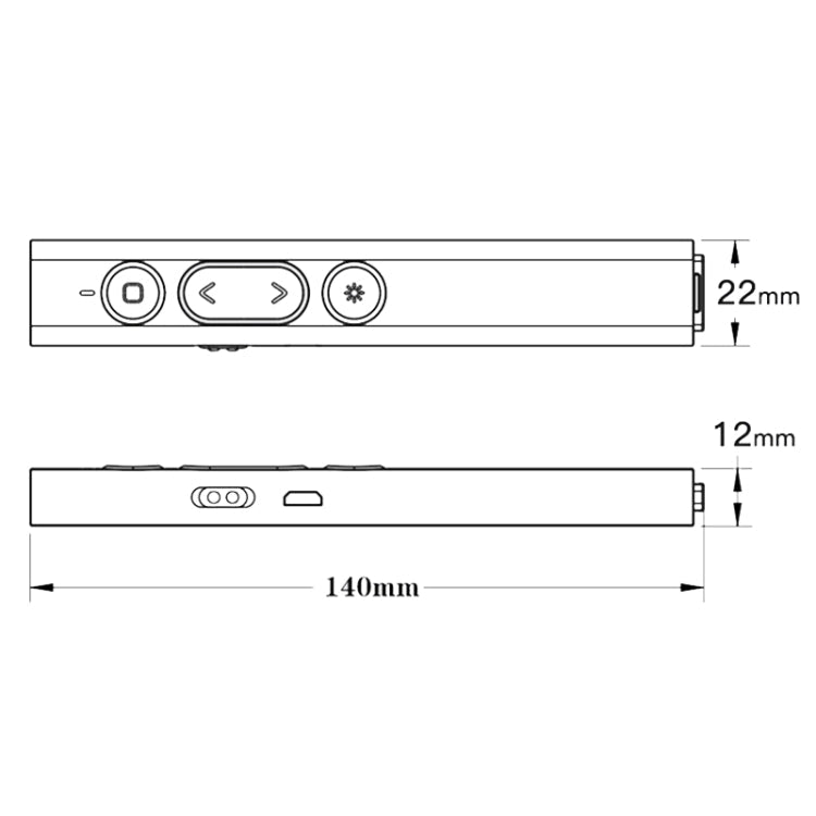 B2 2.4GHz Dual-Mode Conference PPT Wireless Page Turning Pen Multimedia Infrared Laser Pointer My Store