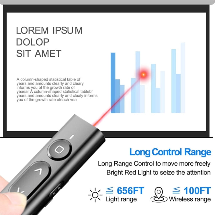 B2 2.4GHz Dual-Mode Conference PPT Wireless Page Turning Pen Multimedia Infrared Laser Pointer My Store