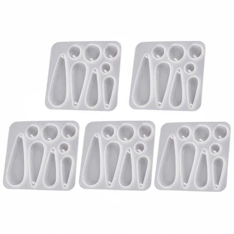 5pcs DIY Crystal Epoxy Earrings Silicone Mold Pendant Jewelry Mold My Store