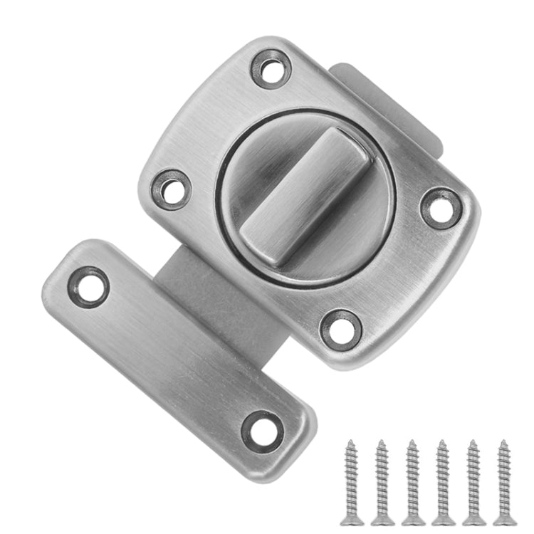 Stainless Steel Rotate Bolt Latch Anti-Theft Security Bathroom Door Lock Spring Latch My Store