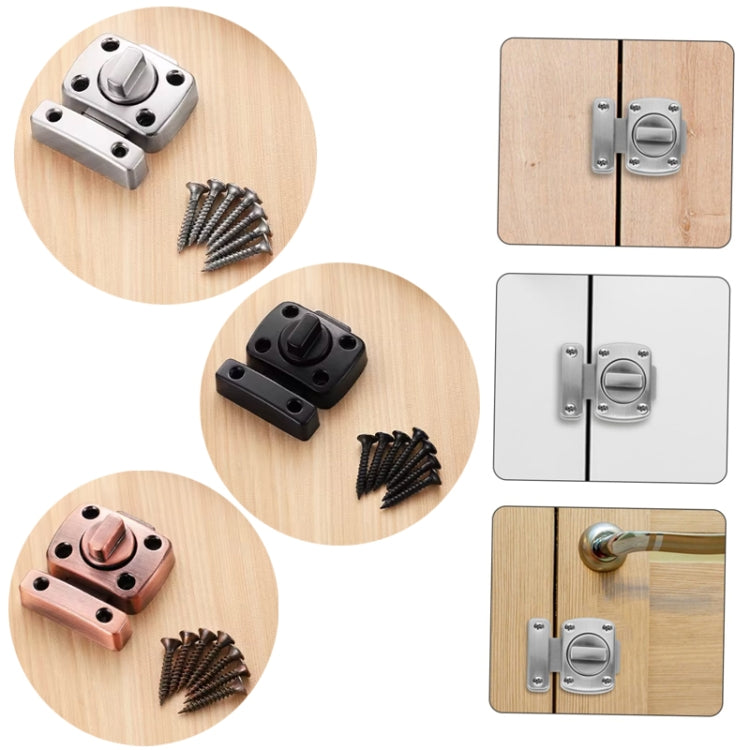 Stainless Steel Rotate Bolt Latch Anti-Theft Security Bathroom Door Lock Spring Latch My Store