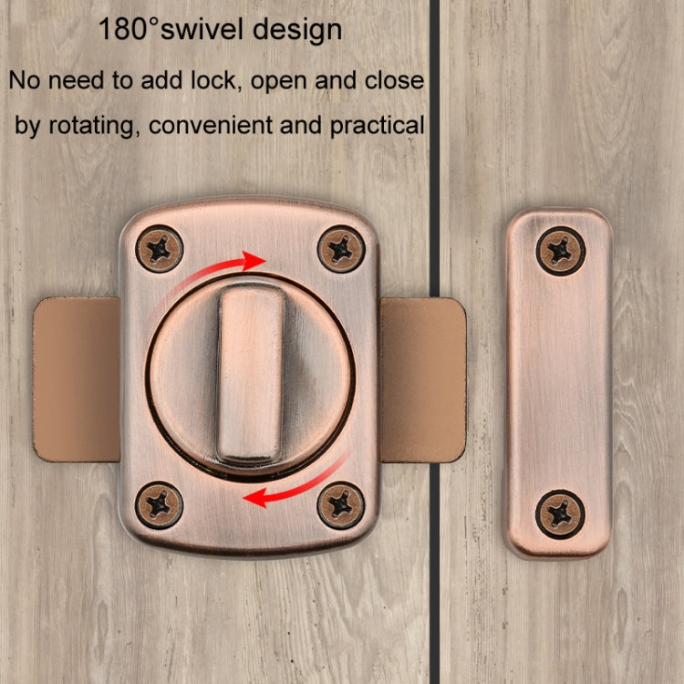 Stainless Steel Rotate Bolt Latch Anti-Theft Security Bathroom Door Lock Spring Latch My Store