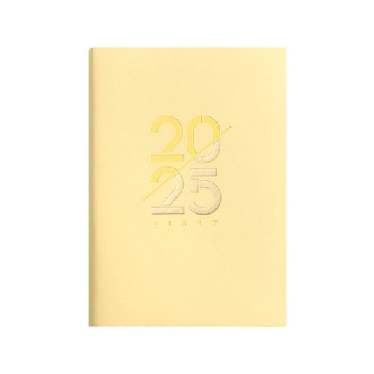 2025 Calendar A5 Planner Soft Leather Daily Planner Notebook