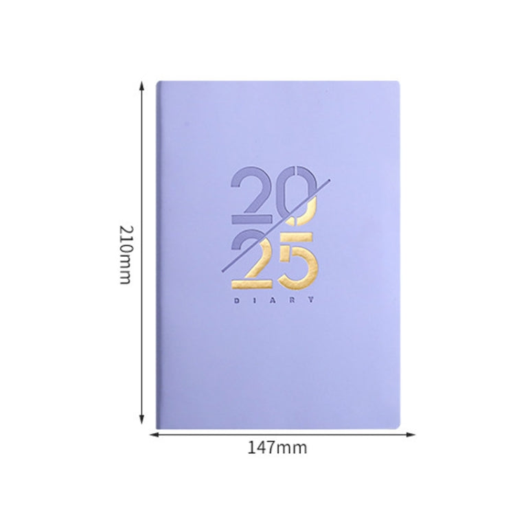 2025 Calendar A5 Planner Soft Leather Daily Planner Notebook-Reluova