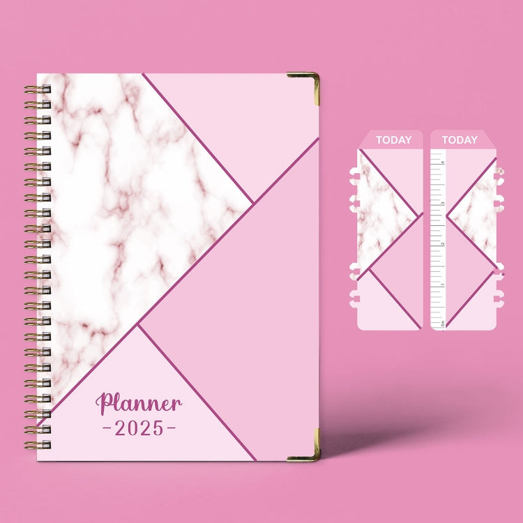 A5 2025 English Coil Calendar Notebook Diary Work Plan Book My Store