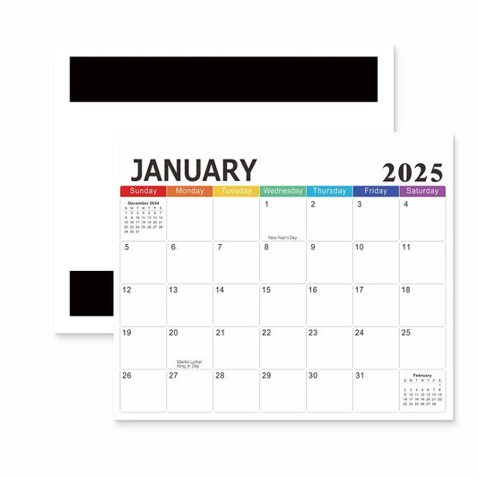 English 18-Month Calendar English Magnetic Refrigerator Magnet