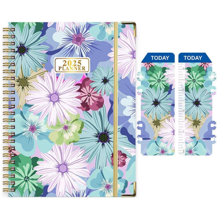 2025 English Notebook A5 Coil Notepad 365 Day Work Schedule Diary-Reluova