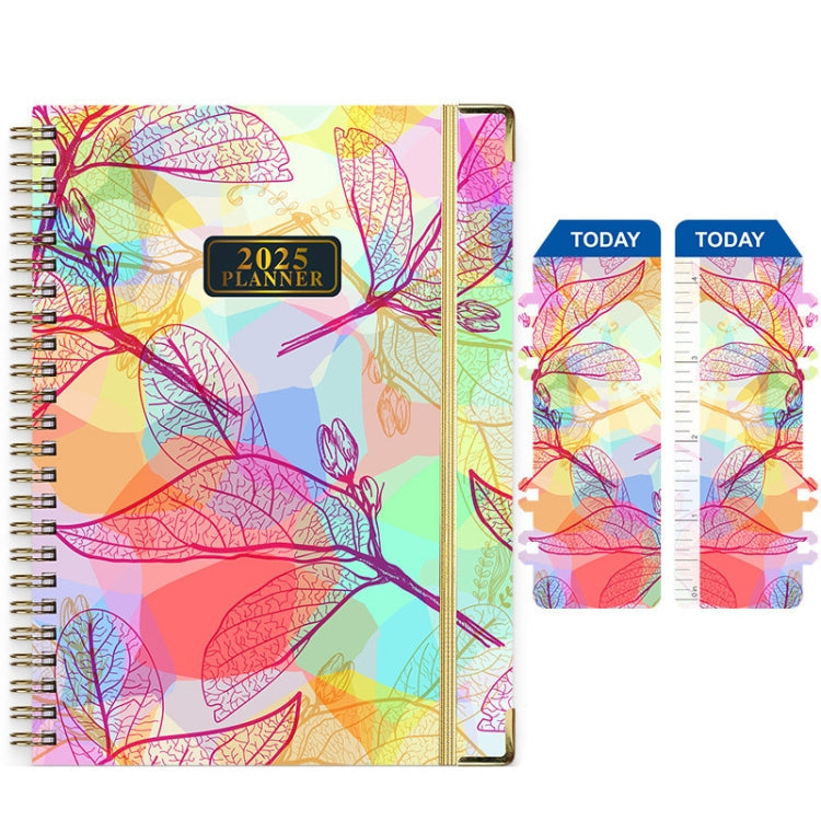 2025 English Notebook A5 Coil Notepad 365 Day Work Schedule Diary-Reluova