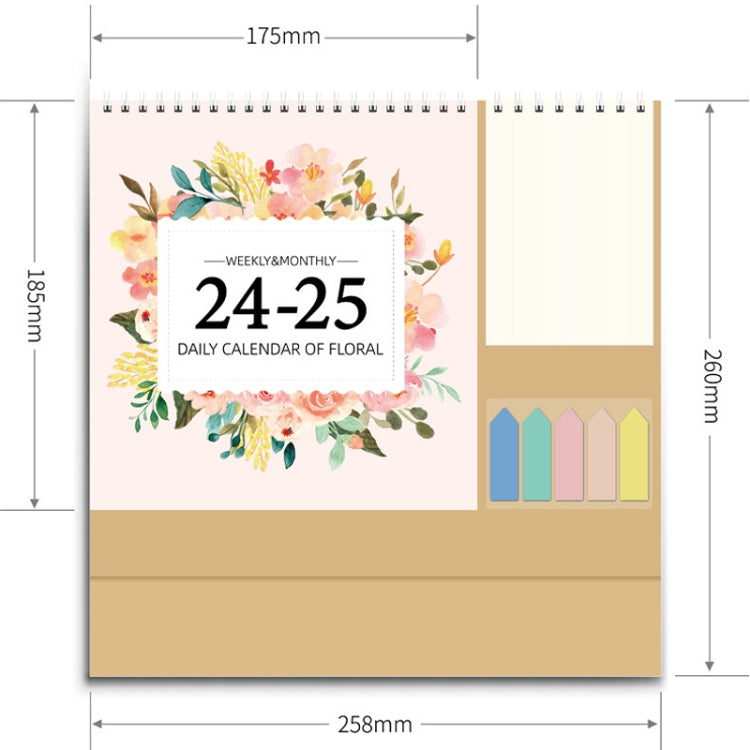 Desktop Calendar Multifunctional Self-Discipline Punch Card Calendar Planner